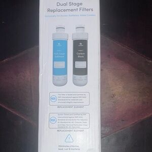 Avalon Dual Stage Replacement Filters - White and Black